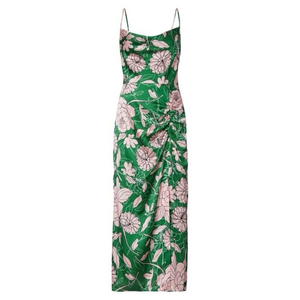 Milly Lilliana Floral Midi Dress Size 0
